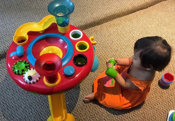 Developing Early Math Skill: Having Fun with an Activity Table